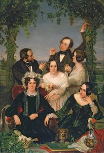 Grupo familiar (La familia Bromley) 1844 (óleo sobre lienzo)