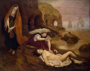Hallazgo de Don Juan por Haidee de Ford Madox Brown