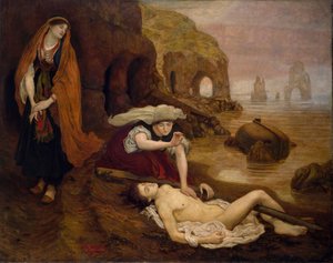 El hallazgo de Don Juan por Haidee de Ford Madox Brown