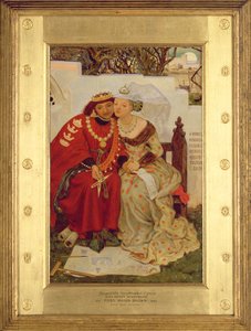 La luna de miel del rey René de Ford Madox Brown