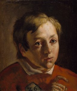 Retrato de un niño, 1835-45 de Ford Madox Brown