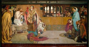 El bautismo de Edwin de Ford Madox Brown