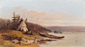 En la bahía de Mahon mirando hacia el este, 15 de agosto de 1865 de Forshaw Day