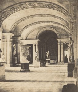 Salón de las Cariátides, Louvre, c. 1851 de Fortuné Joseph Petiot Groffier