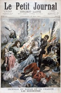 Incendio en el Bazar de la Caridad, París, 4 de mayo de 1897 de Fortuné Méaulle