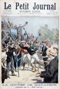 Carrera de maratón, 1896 de Fortuné Méaulle