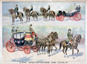 Tipos de carruajes de gala, 1896 de Fortuné Méaulle
