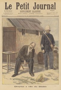 Alfred Dreyfus encarcelado en la Isla del Diablo