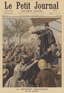 El político nacionalista francés Paul Deroulede dando un discurso de Fortune Louis Meaulle