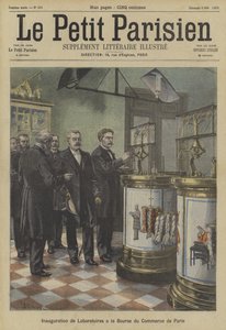 Inauguración de laboratorios en la Bolsa de Productos de París