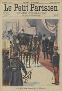 Leopoldo II, Rey de los Belgas, en el Palacio del Elíseo, París