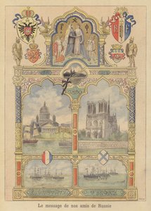 Mensaje de buena voluntad de la ciudad de San Petersburgo a Francia