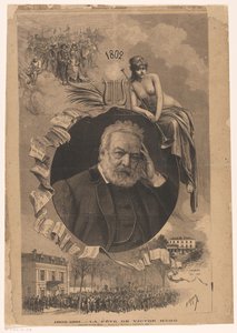 El retrato de Victor Hugo
1802-1881 La fiesta de Victor Hugo (título en el objeto) de Fortune Louis Meaulle