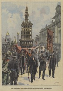 Procesión de la obra maestra de la Compañía de Carpinteros de Fortune Louis Meaulle