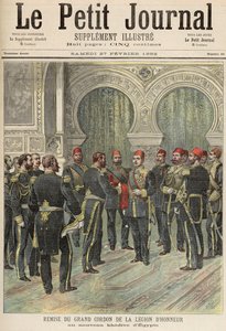 Retorno del Gran Cordón de la Legión de Honor al Nuevo Jedive de Egipto, de 