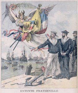 La Entente Franco-Rusa, ilustración de 