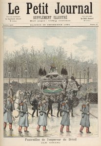 El funeral del emperador de Brasil: El carruaje, de 