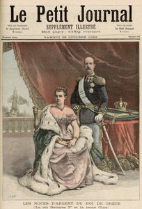 El aniversario de bodas de plata del Rey de Grecia, de 