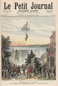 Intérpretes del Teatro de la Gaite en las Cataratas del Niágara, de 