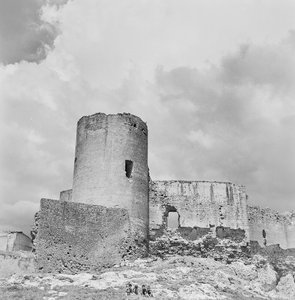 Castillo de Palma di Montechiaro, cerca de Marina di Palma de Fosco Maraini