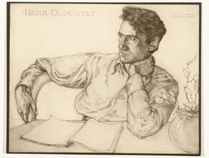 Reproducción fotográfica de un retrato de Henk Oldewelt por Han van der Kop Henk Oldewelt 1.10.