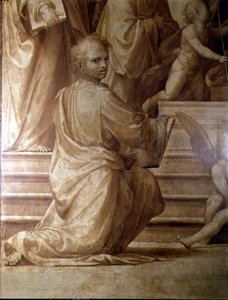 El gran retablo del consejo, (detalle) de Fra Bartolomeo
