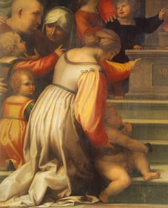 Nuestra Señora de la Misericordia de Bartolomeo della Porta conocido como Fra Bartolomeo (1472-1517), detalle de Fra (1472 1517) Bartolomeo