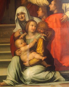 Nuestra Señora de la Misericordia de Bartolomeo della Porta conocido como Fra Bartolomeo (1472-1517), detalle de Fra (1472 1517) Bartolomeo
