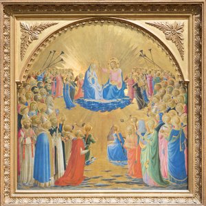 Glorificación de la Virgen con ángeles y santos de Fra (c.1387 1455) Angelico