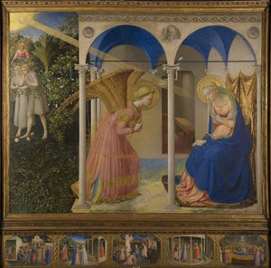 La Anunciación de Fra  Angelico