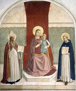 La Virgen y el Niño entronizados con SS. Zenobio y Tomás