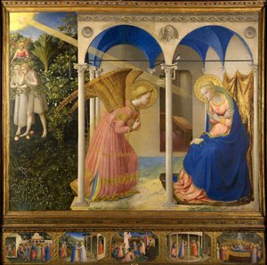 La Anunciación de Fra  Angelico