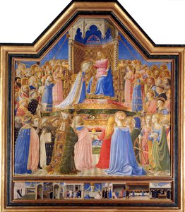 Coronación de la Virgen de Fra  Angelico