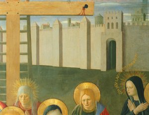 Recuadro que representa el luto de Cristo, panel del Armadio degli Argenti (Cofre de plata) con la vida de Jesús de Fra (c.1387 1455) Angelico