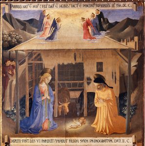 Vida de Cristo: la Natividad, Armadio degli Argenti de Fra  Angelico