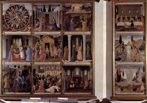 Escena de la vida de Cristo de Fra  Angelico