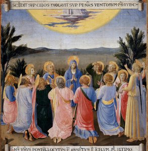 La ascensión. Vida de Cristo, Armadio degli Argenti de Fra  Angelico