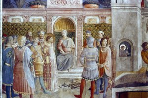 La condena de San Lorenzo por el emperador Valeriano de Fra  Angelico