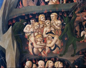 El Juicio Final: Infierno de Fra  Angelico