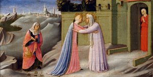 La Visitación (retablo), pintura de Fra Angelico, c.1440
