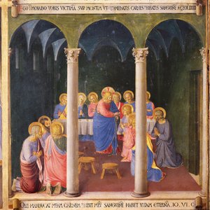 La comunión. Vida de Cristo, Armadio degli Argenti de Fra  Angelico