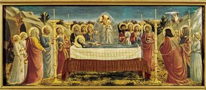 El funeral de la Virgen, c.1434-35 (temple sobre tabla)
