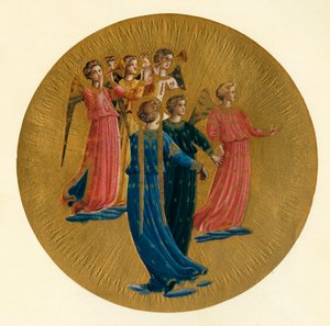 (detalle) de la Coronación de la Virgen