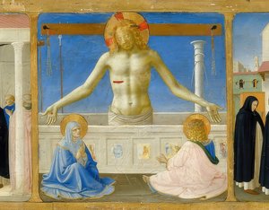 La resurrección de Cristo / Cristo como el hombre de los dolores (detalle) de Fra Angelico