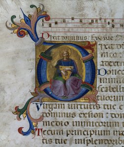 Ms 531 f.169v Inicial historiada 