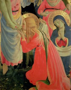 Retablo de Santa Trinita, detalle de María Magdalena de Fra Angelico