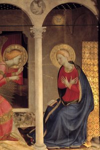 La Anunciación - Pala de Cortone de Fra Angelico