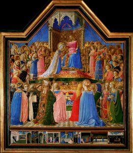 La coronación de la Virgen de Fra Angelico