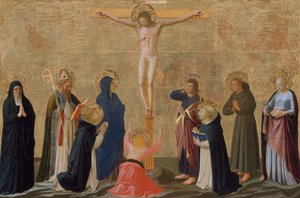 La crucifixión, posiblemente ca. 1440 de Fra Angelico
