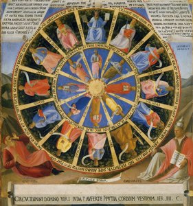 La visión de Ezequiel de Fra Angelico